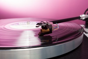 Vinyl record player