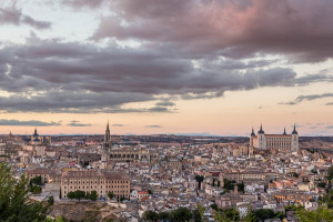 Toledo at sunset