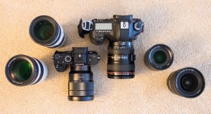 Comparison between my Canon 5D and Sony A7R ii kits