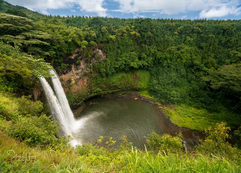 Wailua Falls on the garden island of Kauai